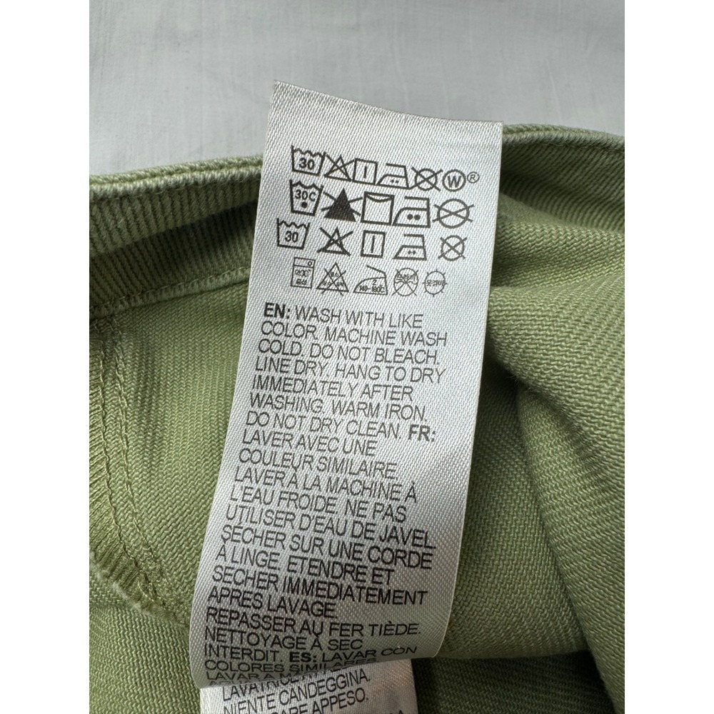 Billabong Leia Pant Avo Green Utility Cargo Wide Leg Twill Womens waist 29 in‎ - Picture 9 of 16